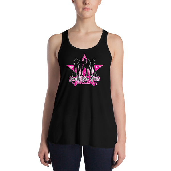 South Side Roller Derby Women's Flowy Racerback Tank