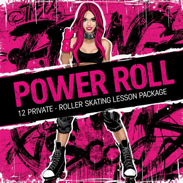 1 on 1 Coaching - The Power Roll Package - 12 Private Roller Skating Lesson Package