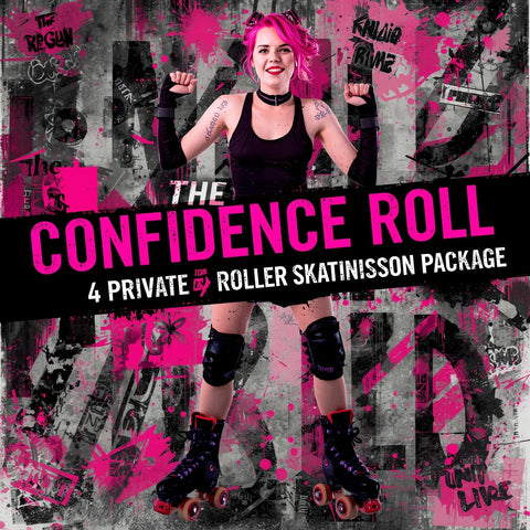 1 on 1 Coaching - The Online Confidence Roll - 4 Private Roller Skating Lesson Package