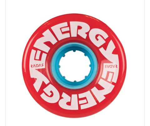 Energy Red, 78a outdoor roller skating wheels (4 Pack)