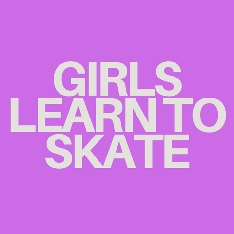 Girls Learn To Roller Skate