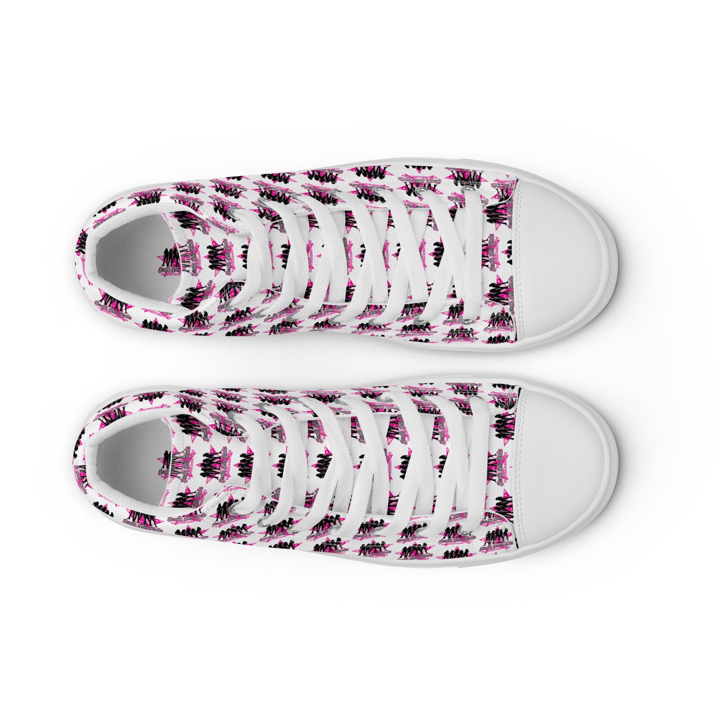 South Side Roller Derby high top canvas shoes