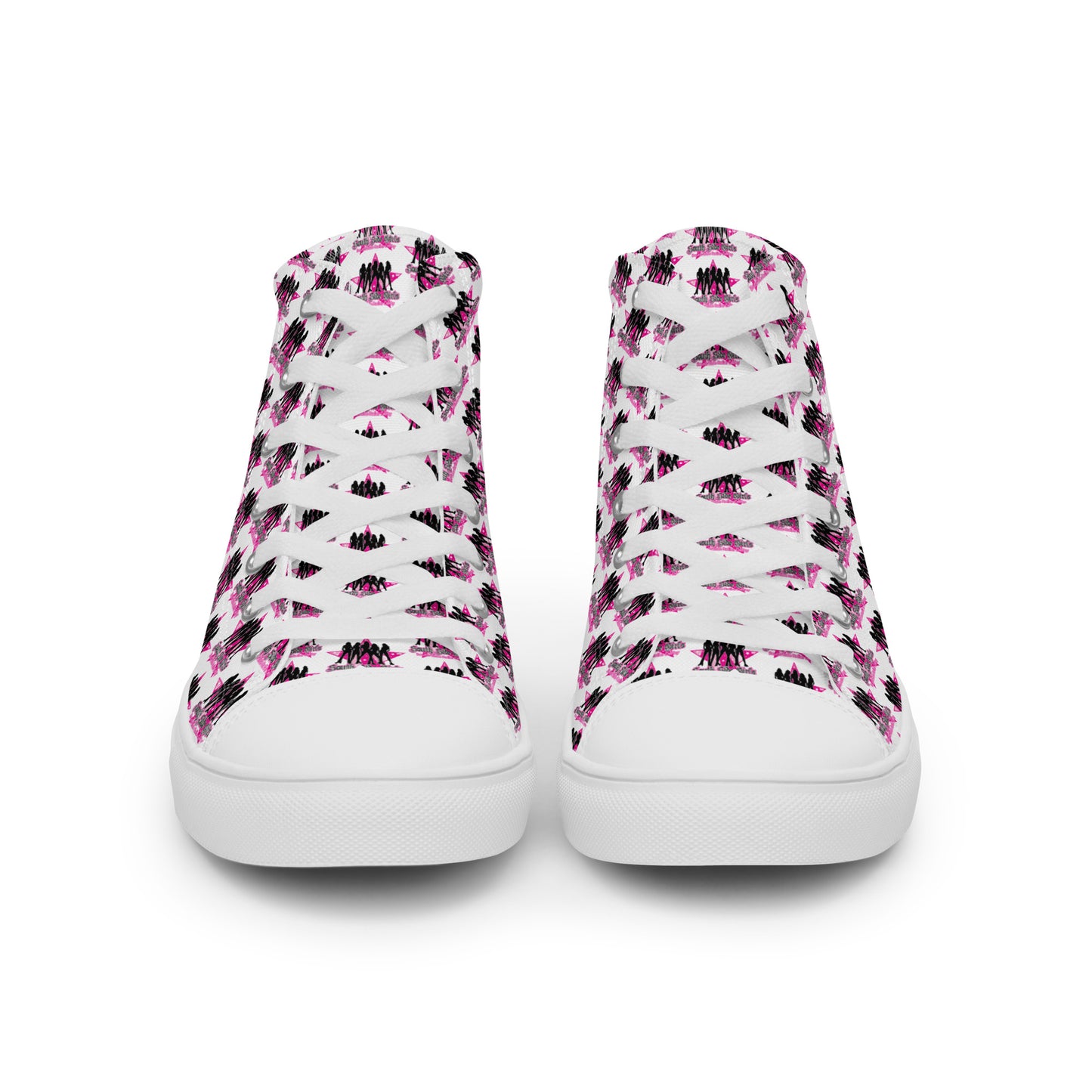South Side Roller Derby high top canvas shoes