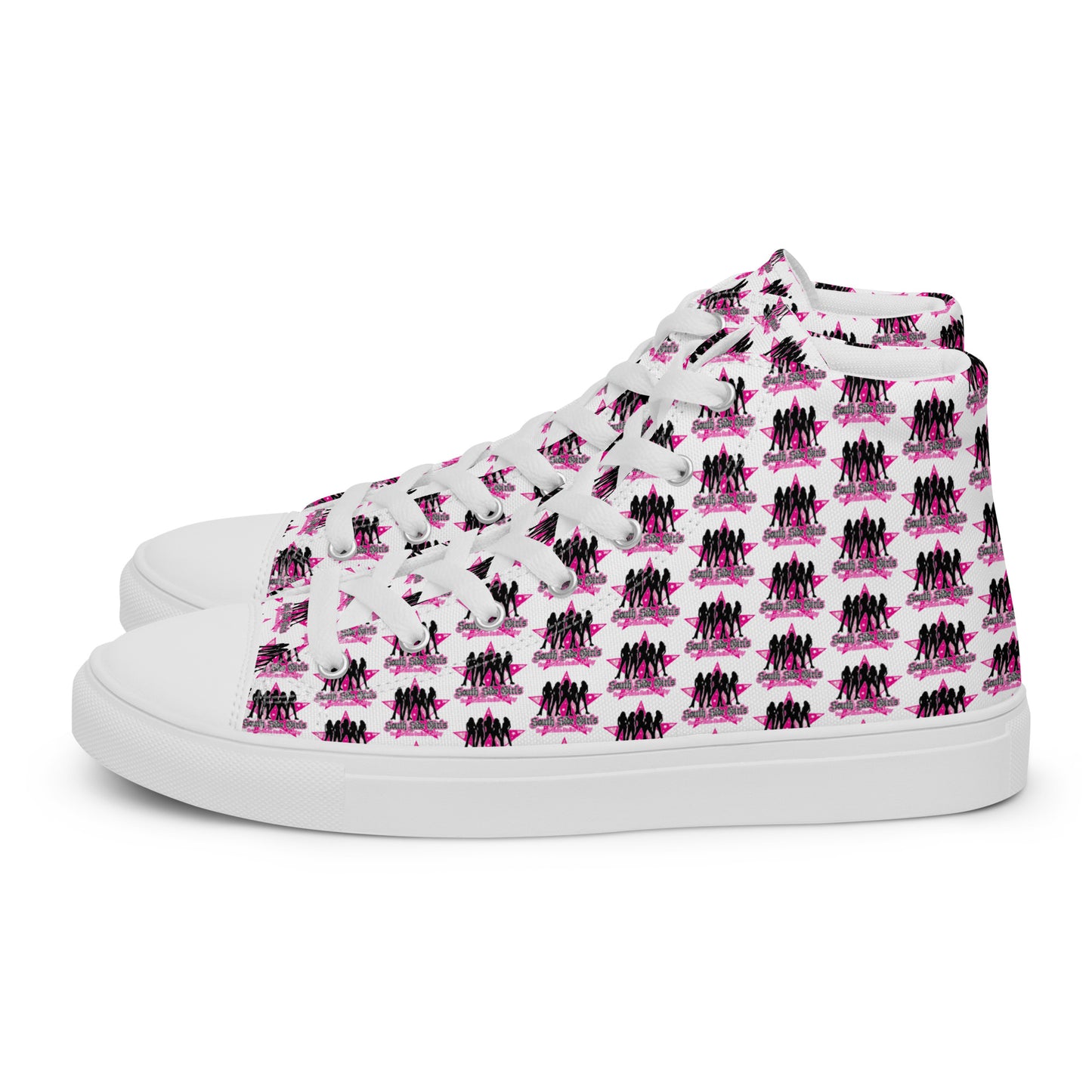 South Side Roller Derby high top canvas shoes