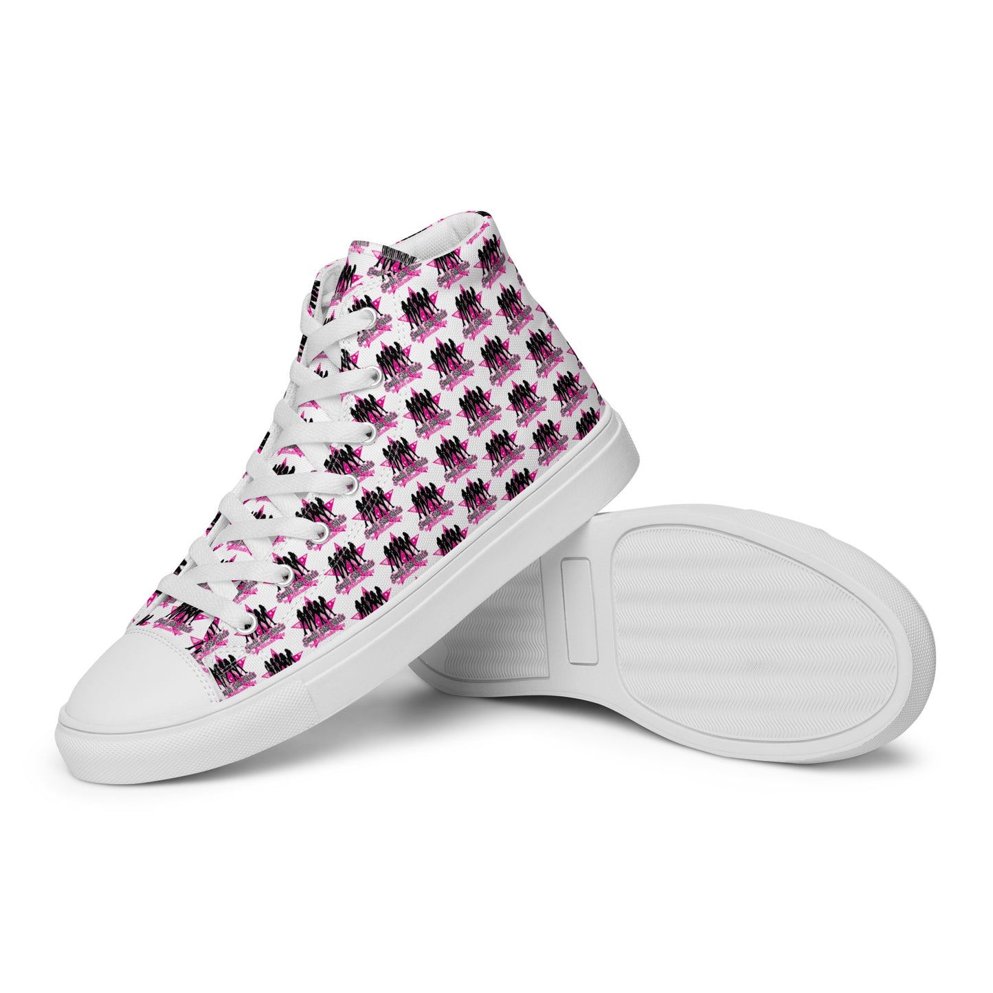South Side Roller Derby high top canvas shoes