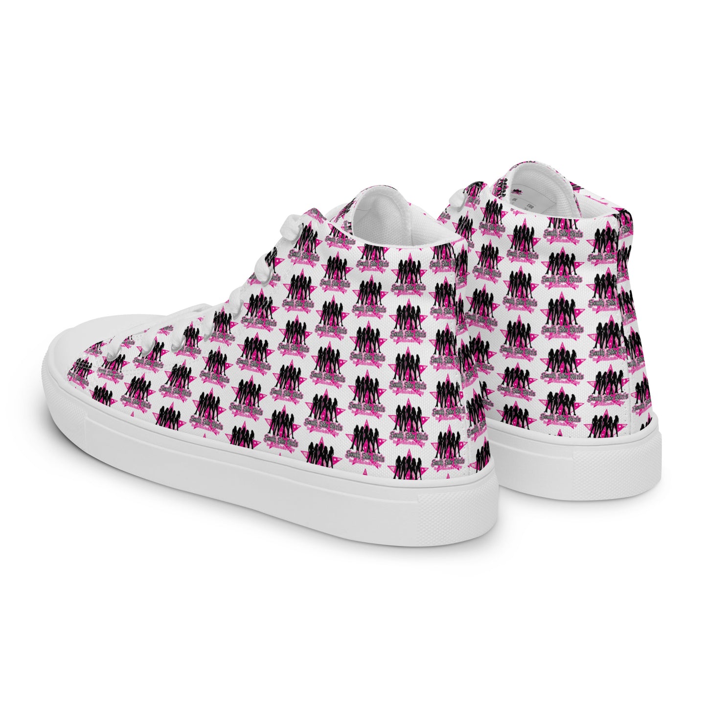 South Side Roller Derby high top canvas shoes