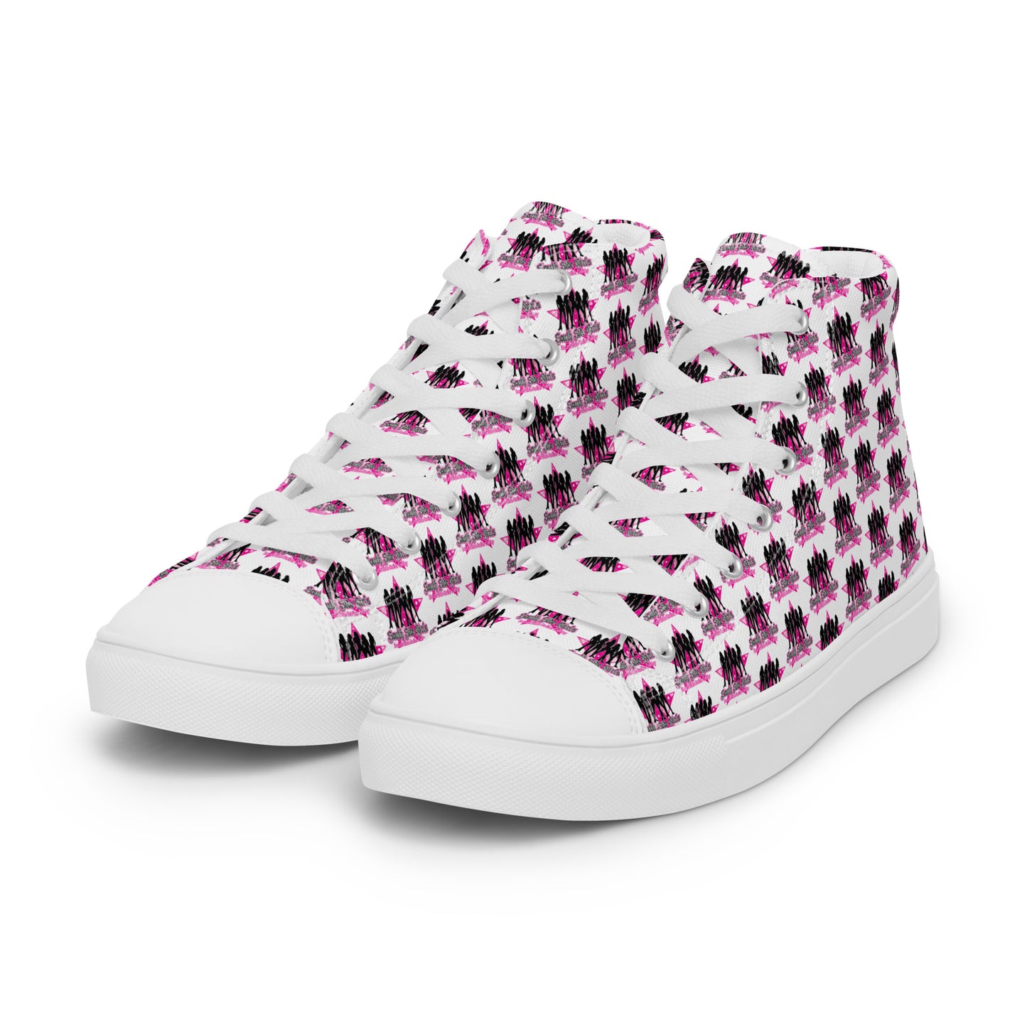 South Side Roller Derby high top canvas shoes