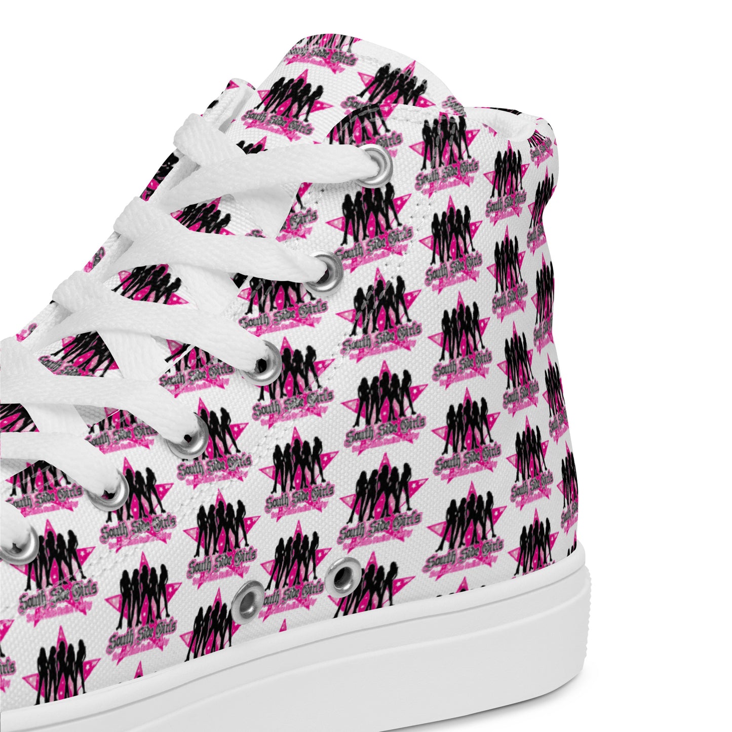 South Side Roller Derby high top canvas shoes