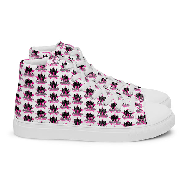 South Side Roller Derby high top canvas shoes