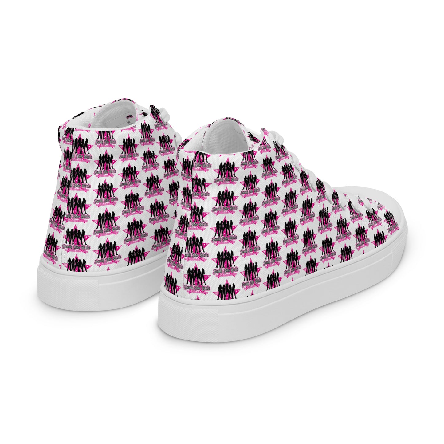 South Side Roller Derby high top canvas shoes