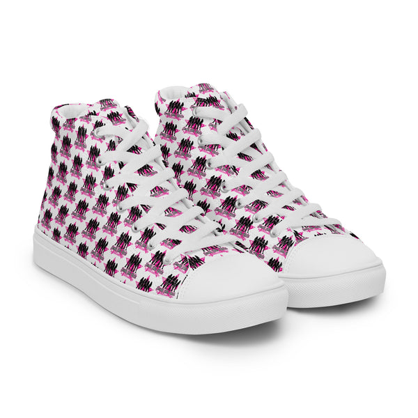 South Side Roller Derby high top canvas shoes