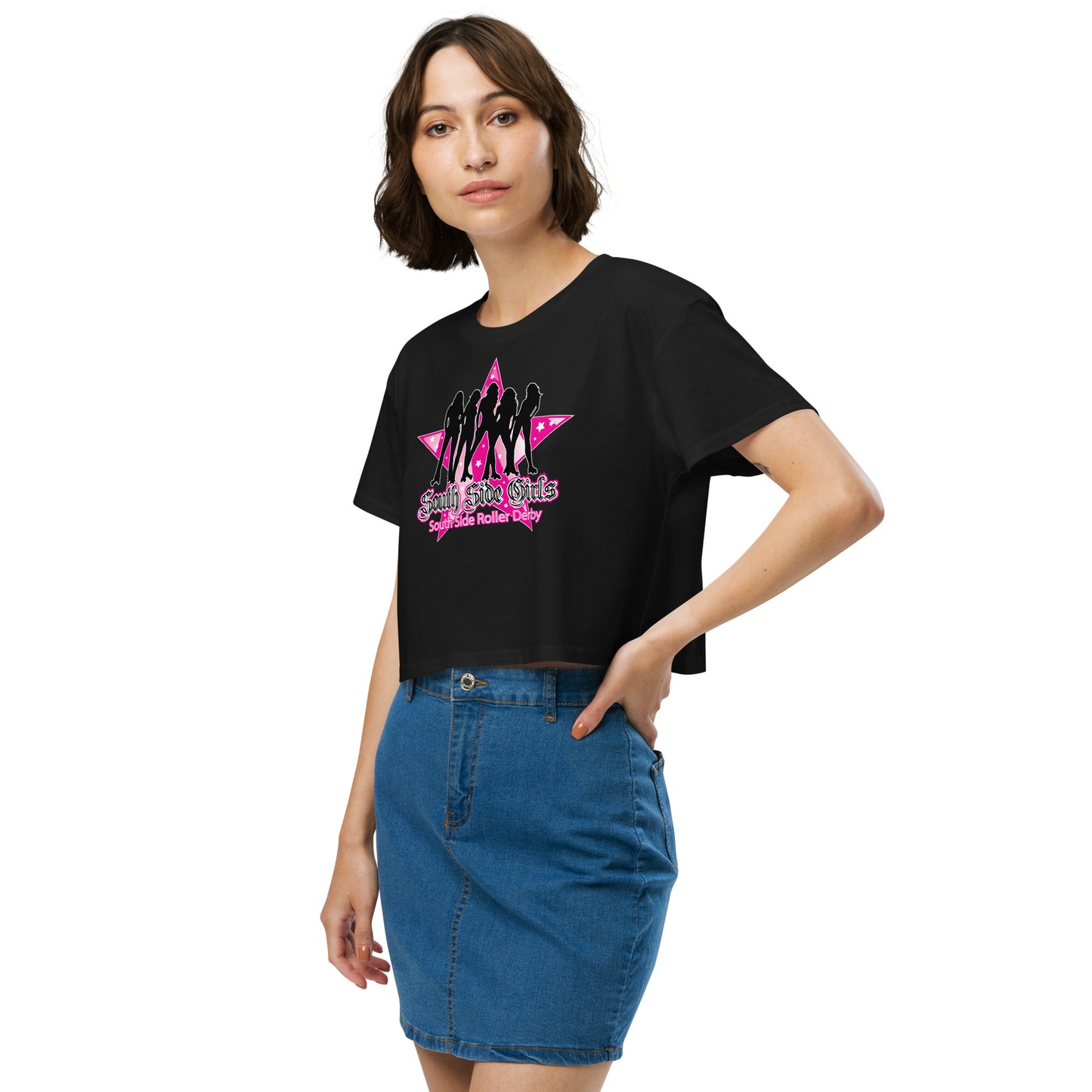 South Side Roller Derby Women’s crop top