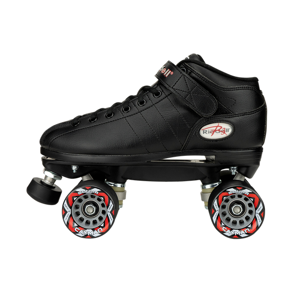 Riedell R3 Black Roller Skate Set