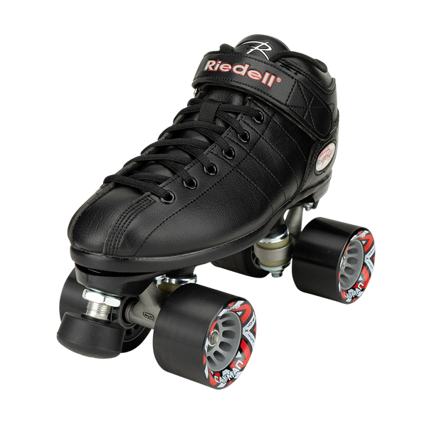 Riedell R3 Black Roller Skate Set